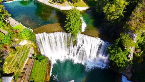 Whispers Above the Falls Stock Footage 312240372