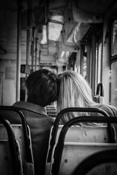 Whispers on the Bus Foto stock