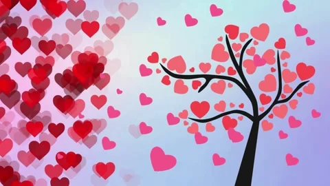 Whispers of Love: A Valentine’s Day Heart Journey	 Stock Footage 296977458