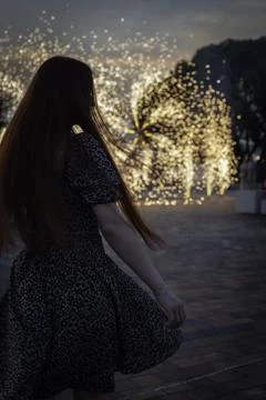 Whispers of the Night Foto stock