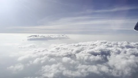 Whispers of the Sky: A Tranquil Flight Through Clouds 스톡 동영상 243108979