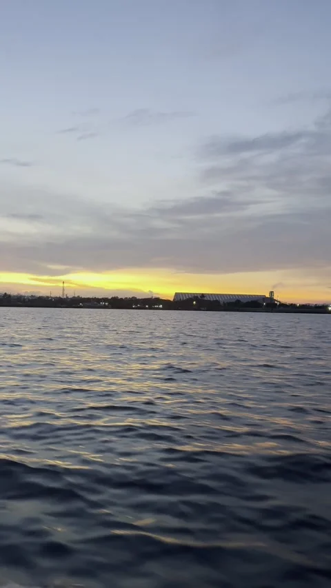 Whispers of the Waves at Dusk Stock Footage 304105346