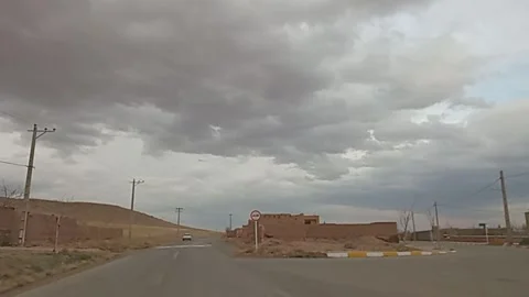 Whispers of the Wind A Scenic Drive Through Farmland Stock Footage 271148112
