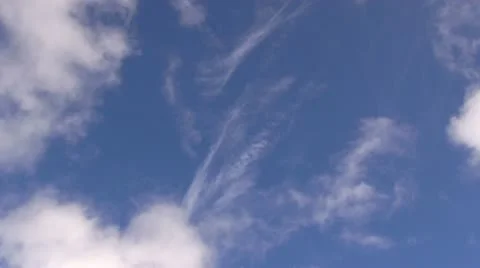 Whispy clouds Stock Footage 22158846