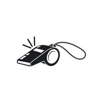 Whistle icon vector illustration design Illustrazione stock