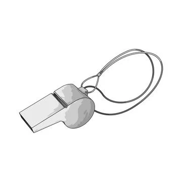 Whistle illustration Stock Illustration