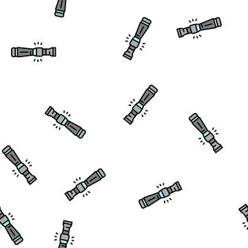 Whistle to lure vector seamless pattern Stock Illustration