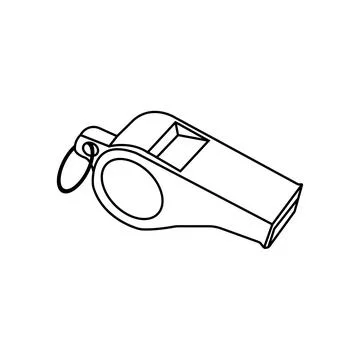 Whistle vector icon 스톡 일러스트