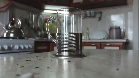 Whistled boiling kettle Video stock 77589785