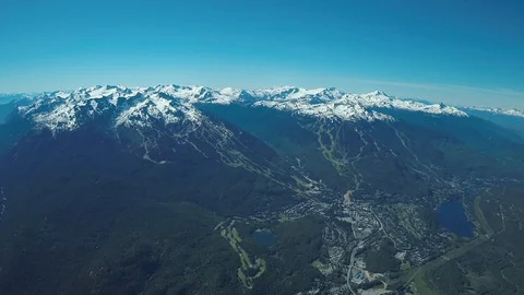 Whistler Blackcomb Stock Footage 128836098