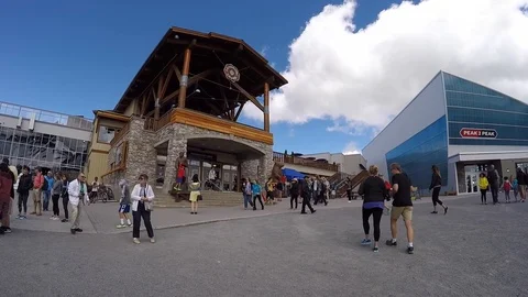 Whistler Mountain Summit Stock Footage 89228375