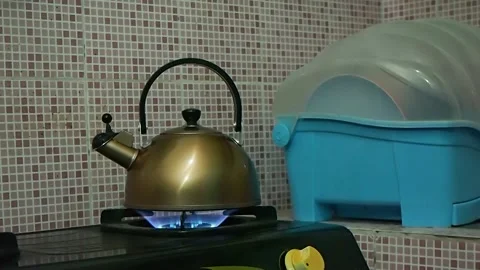 WhistlingKettle 03 Sound 2 includes audio Stock Footage 277405481