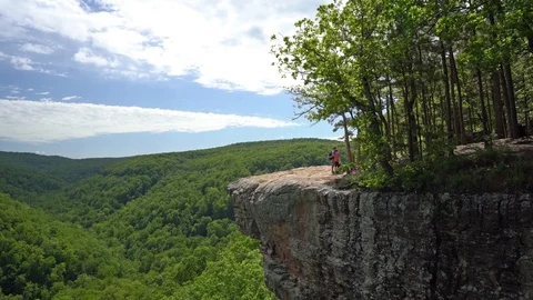 Whitaker Point rock cliff Stock Footage 107629839