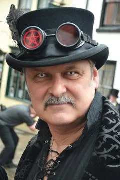 Whitby Goth Weekend. Stockfoto's