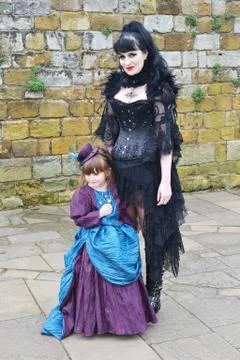 Whitby Goth Weekend. Stockfoto's