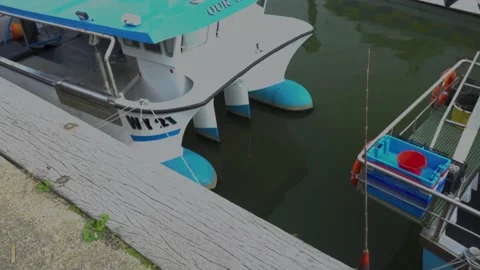 Whitby marina Video stock 217673197