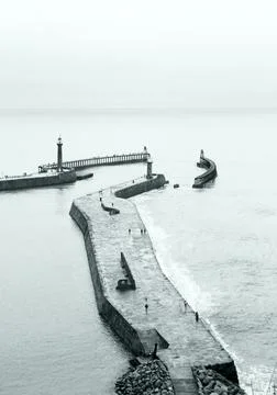 Whitby Pier Stock Photos