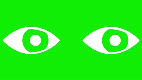White 2 eye close 2 green Stock Footage 239612458