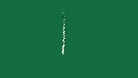 White 2D Smoke FX Green Screen Overlay | Keyable Fog/Steam Element for VFX Stock-Footage 320001848