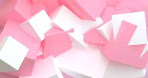 White 3d abstract style background. Concept : poster, advertising ,cover desi Stock Illustration