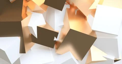 White 3d abstract style background. Concept : poster, advertising ,cover desi Stock Illustration