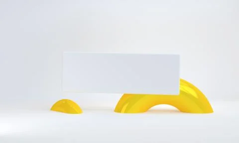 White 3d abstract style background. Concept : poster, advertising ,cover desi Stock Illustration