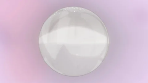 White 3D ball morphing with grey shades in modern seamless loop animated 4k Stock Footage 128073777
