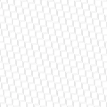 White 3D cube in a seamless pattern Stock Illustration