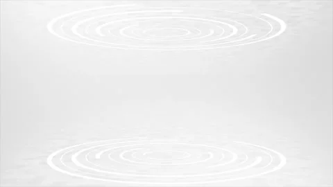 White 3d empty space stage rotating circular disc technology background  Stock Footage 307676297