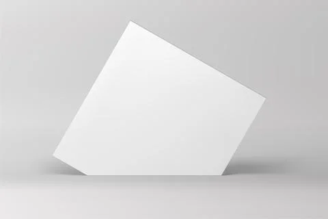 White 3d geometric abstract wall pentagonal neutral background for product .. イラスト素材