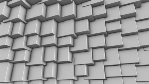 White 3D geometric background. Stock Footage 121526684