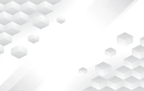 White 3D hexagon Texture Background Stock Illustration