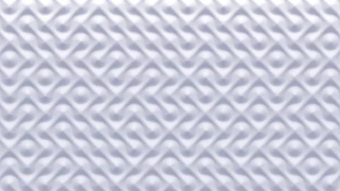 White 3d pattern waves. Light and shadow. Wall decorative panel. Illustrazione stock