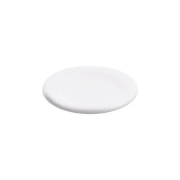 White 3D plate template ideal for cooking on isolated background. Stock Illustration
