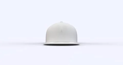 White 3d render cap Stock Illustration