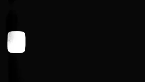 White 8mm film with flickering frames superimposed Stock Footage 304748284