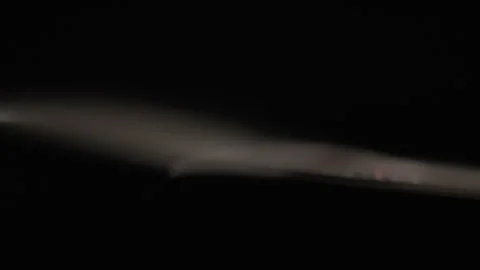 White Absract Line Moving Fast On Black Background Stock Footage 310696929