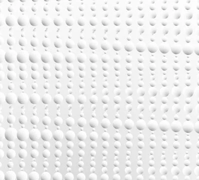 White abstract 3D dotted vector background. Minimal futuristic texture with g Иллюстрация