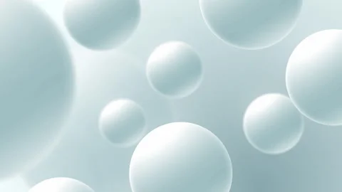 White abstract 3d sphere ball geometric background. Round shape texture pattern 스톡 동영상 277701113