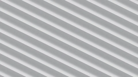 White Abstract Accordion Steps Seamless Loop - Clean Geometric Breathing Stairs Stock Footage 340430203