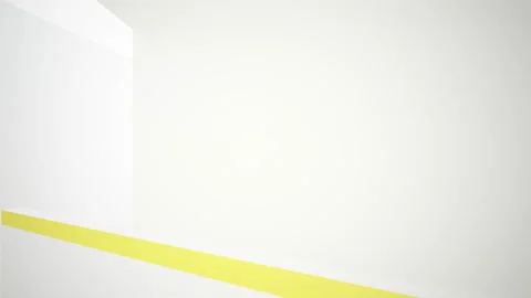 White  abstract architectural background whith colored gradient lines  Stock Footage 96713704