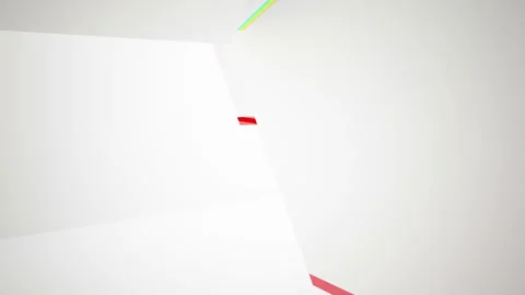 White  abstract architectural background whith colored gradient lines . Stock Footage 100633937