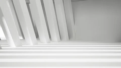 White abstract architecture background 库存影片 312312637