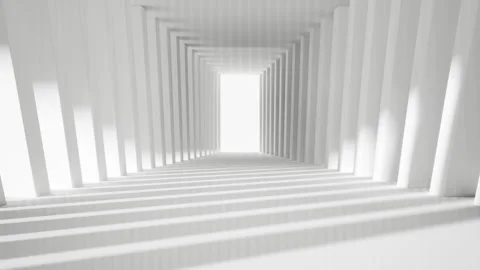 White abstract architecture background 库存影片 312312641