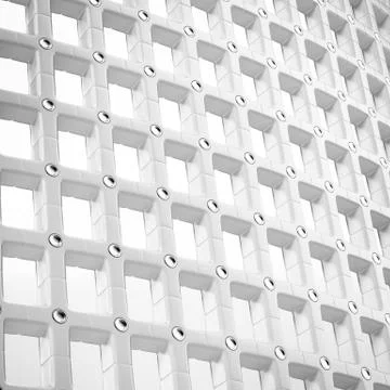 White Abstract Background with cells 库存插图