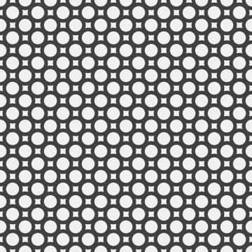 White Abstract Background with Circles Stock Illustration