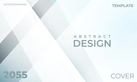 White abstract background with diagonal geometric shapes. Modern vector Stock Illustration