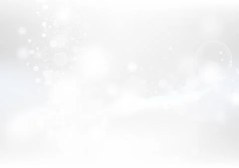 White abstract background, elegant luxury, stars and particles scatter blinking Stock Illustration