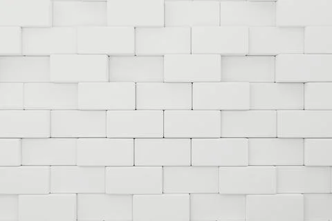 White abstract background with geometric shape square pattern for a product.. Stock Photos