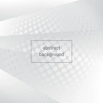 White abstract background with halftone Stock Illustration